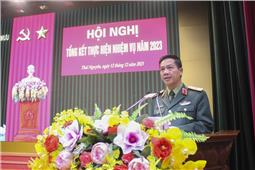 Bộ Tham mưu: Tổng kết kết quả thực hiện nhiệm vụ năm 2023, triển khai phương hướng thực hiện nhiệm vụ năm 2024.